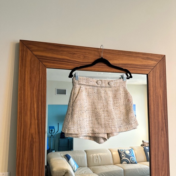 Zara Pants - ZARA TEXTURED SKORT MULTICOLOURED